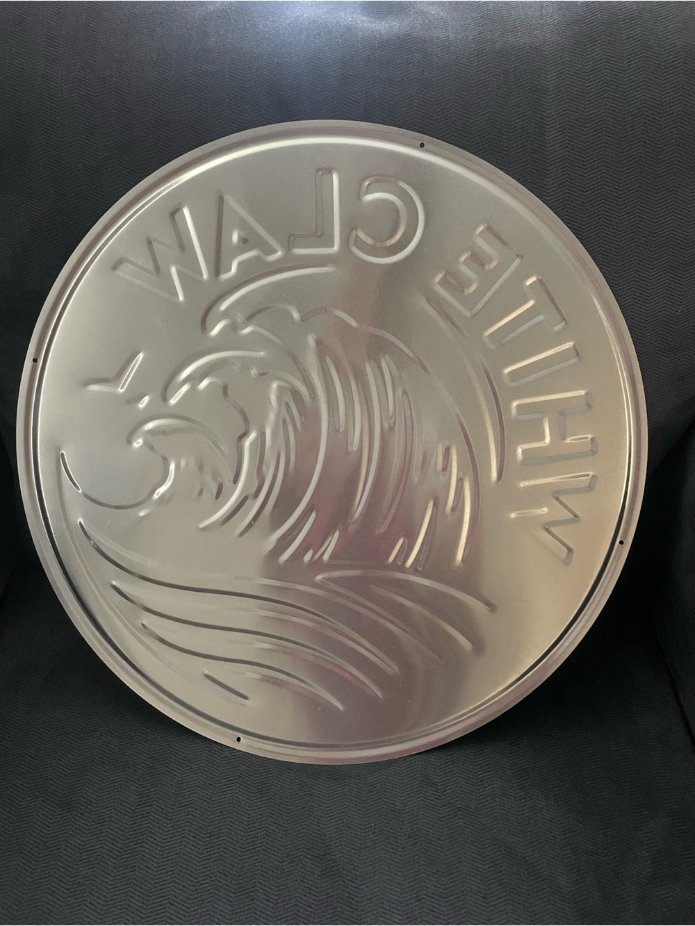 White Claw Hard Seltzer Round Metal Sign Wall Art - Picture 2 of 2